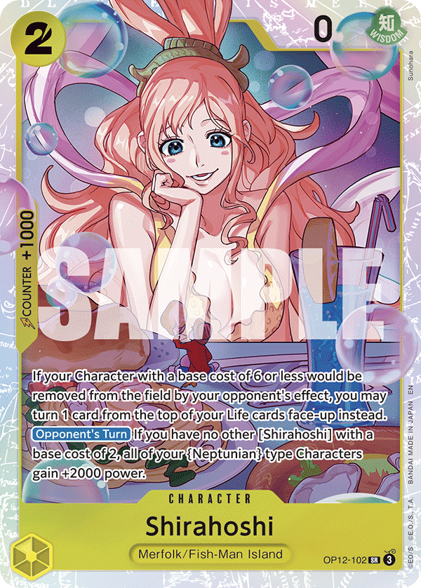 OP [EN] OP12 102 SHIRAHOSHI (SUPER RARE)