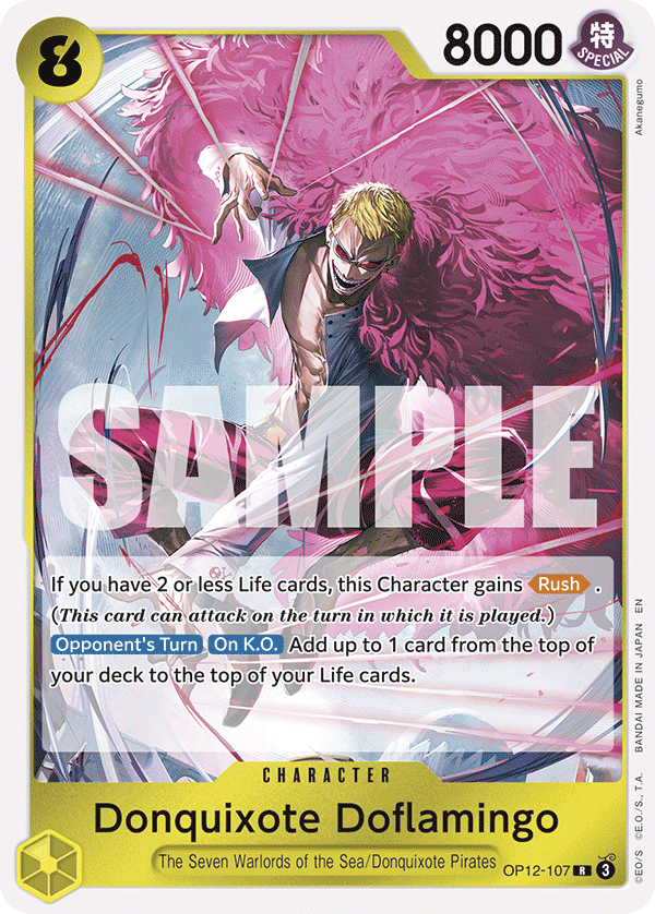 OP [EN] OP12 107 DOQUIXOTE DOFLAMINGO (RARE)