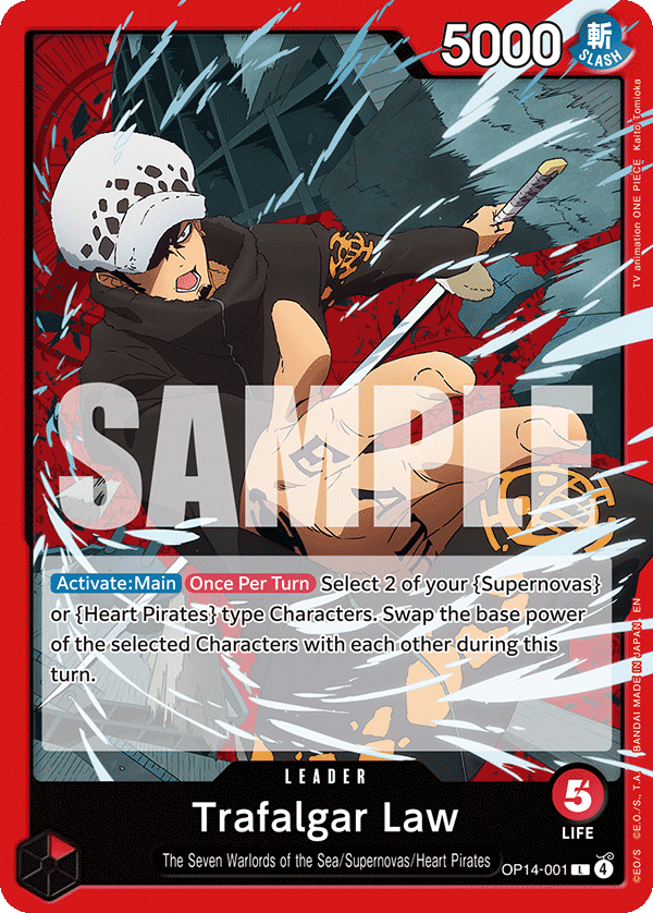 OP [EN] OP14 001 TRAFALGAR LAW (LEADER)