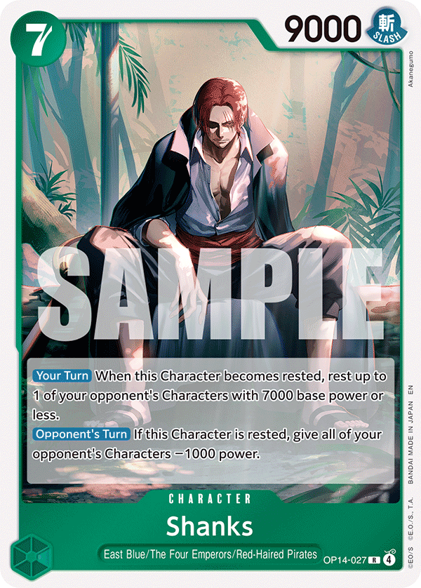 OP [EN] OP14 027 SHANKS (RARE)