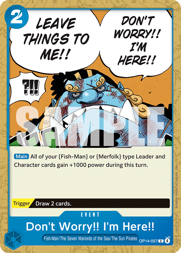 OP [EN] OP14 057 DON'T WORRY!! I'M HERE!! (COMMUNE)