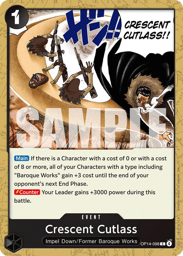 OP [EN] OP14 098 CRESCENT CUTLASS (COMMUNE)