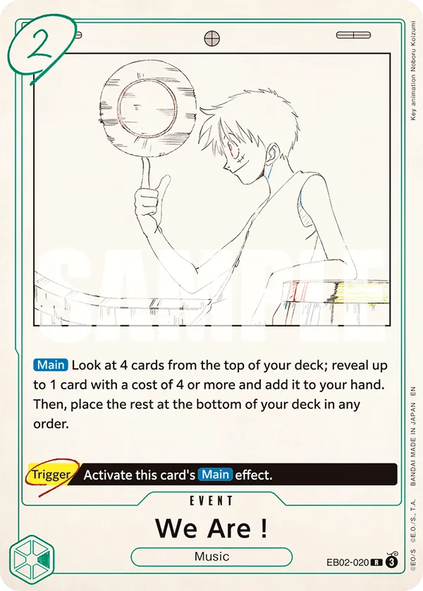 OP [EN] EB02 020 WE ARE! (RARE)