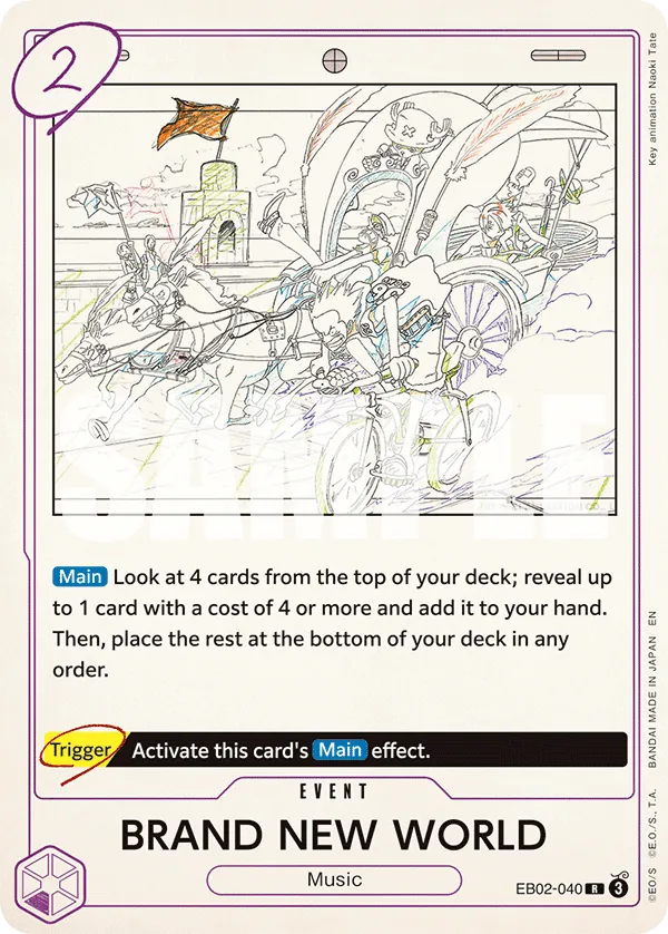 OP [EN] EB02 040 BRAND NEW WORLD (RARE)