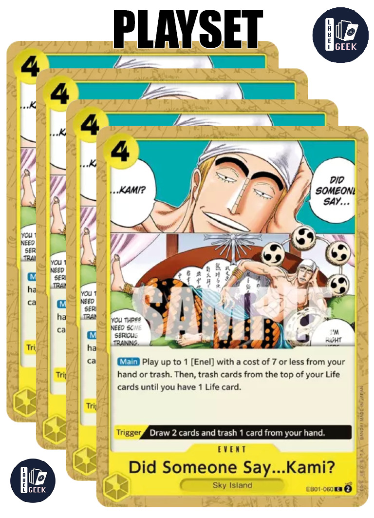 PLAYSET EB01-060 DID SOMEONE SAY...KAMI?