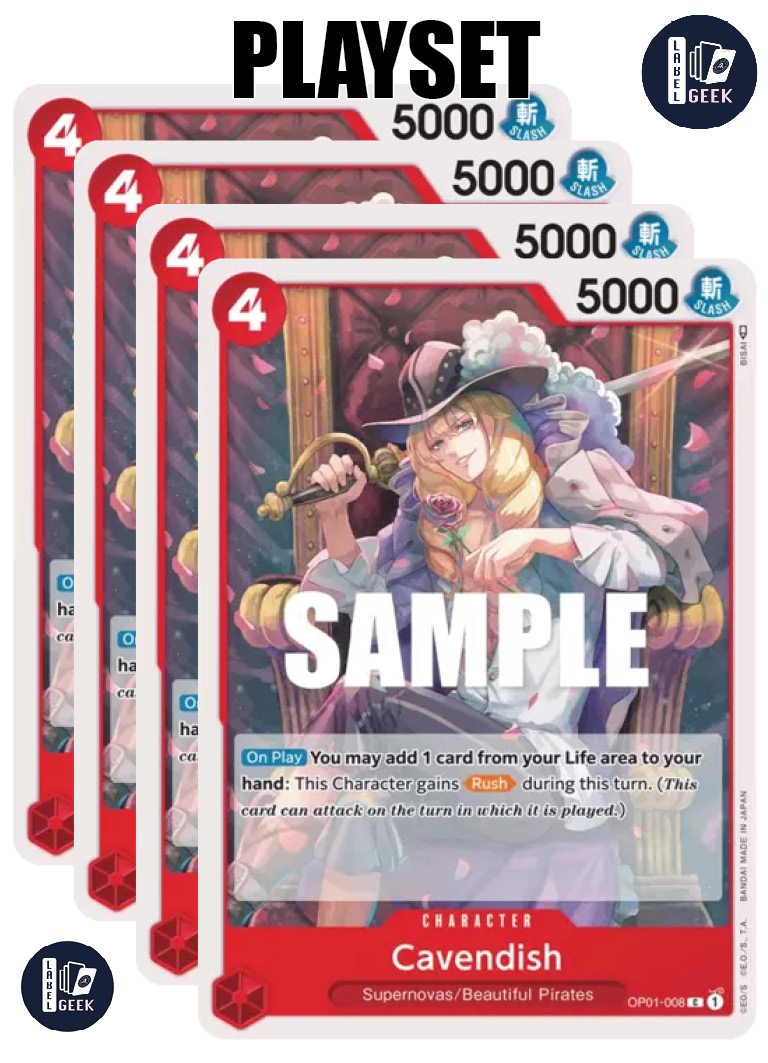 PLAYSET OP01-008 CAVENDISH