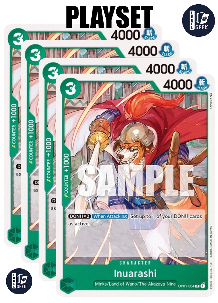 PLAYSET OP01-034 INUARASHI