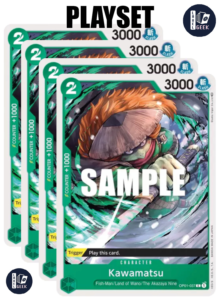 PLAYSET OP01-037 KAWAMATSU