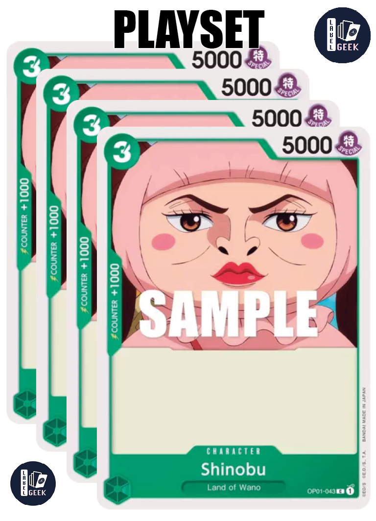 Visuel PLAYSET OP01-043 SHINOBU