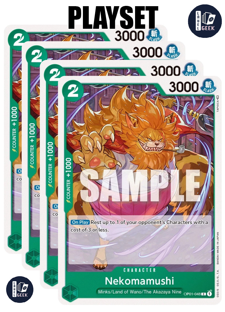 PLAYSET OP01-048 NEKOMAMUSHI