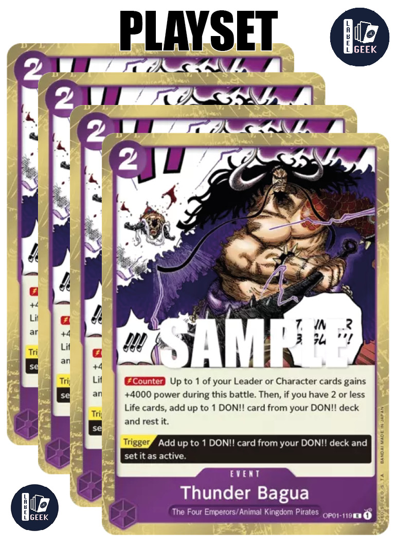 PLAYSET OP01-119 THUNDER BAGUA