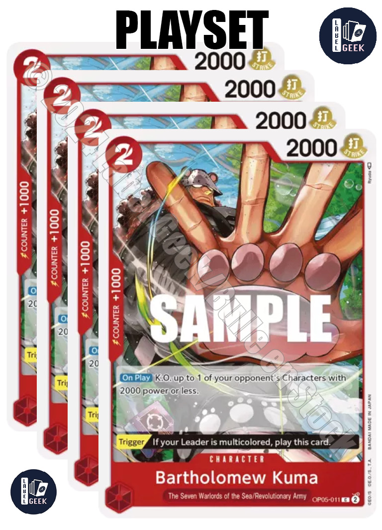 PLAYSET OP05-011 BARTHOLOMEW KUMA