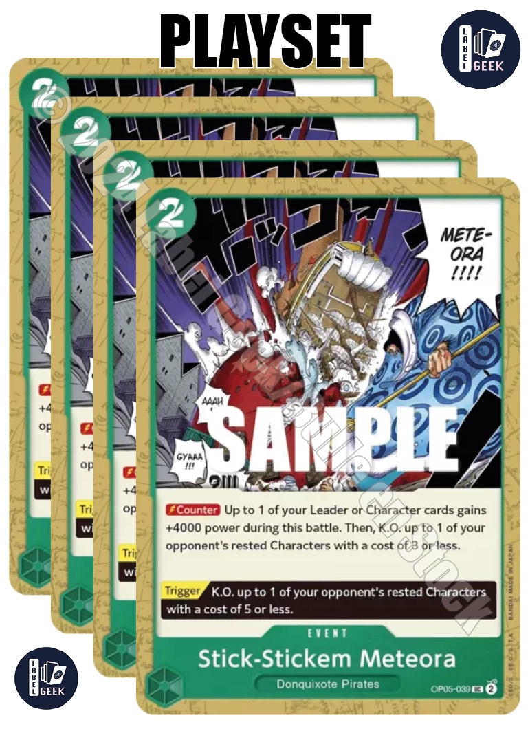 Visuel PLAYSET OP05-039 STICK-STICKEM METEORA