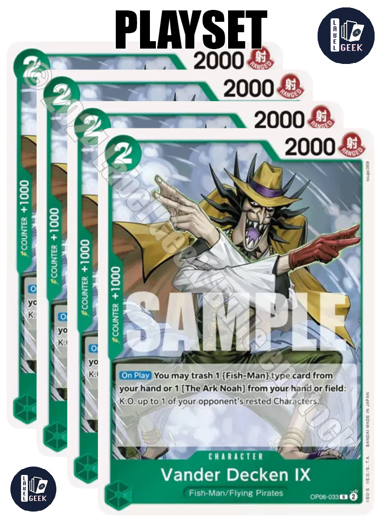 PLAYSET OP06-033 VANDER DECKEN IX