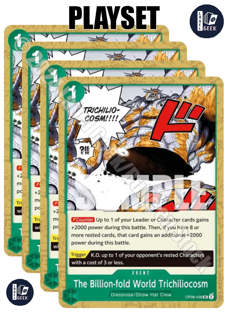 PLAYSET OP06-038 THE BILLION-FOLD WORLD TRICHILIOCOSM