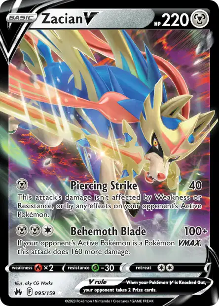 POK [EN] EB12.5 CRZ 095 ZACIAN V (ULTRA RARE)