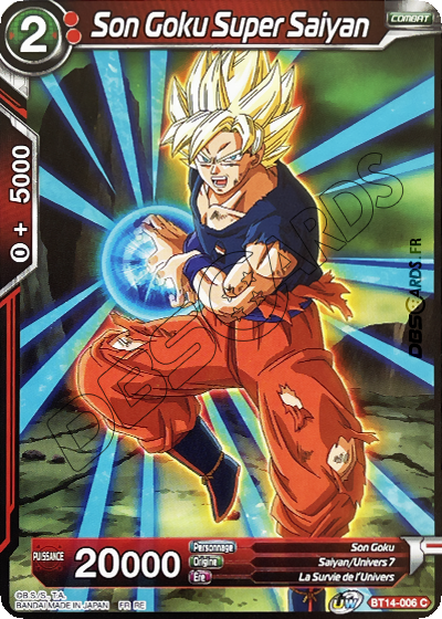 BT14-006 (C) SON GOKU SUPER SAIYAN (SD21)