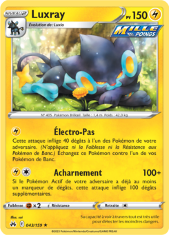 EB12.5 [FR] CRZ (REVERSE) 043 LUXRAY (RARE)