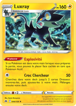 EB12.5 [FR] CRZ (REVERSE) 044 LUXRAY (RARE)