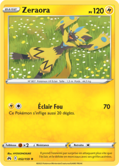 EB12.5 [FR] CRZ (REVERSE) 052 ZERAORA (RARE)