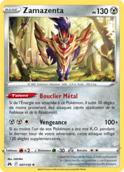 EB12.5 [FR] CRZ 097 ZAMAZENTA (HOLO)