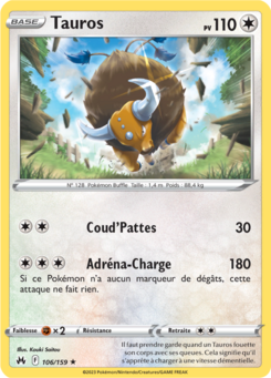 EB12.5 [FR] CRZ (REVERSE) 106 TAUROS (RARE)