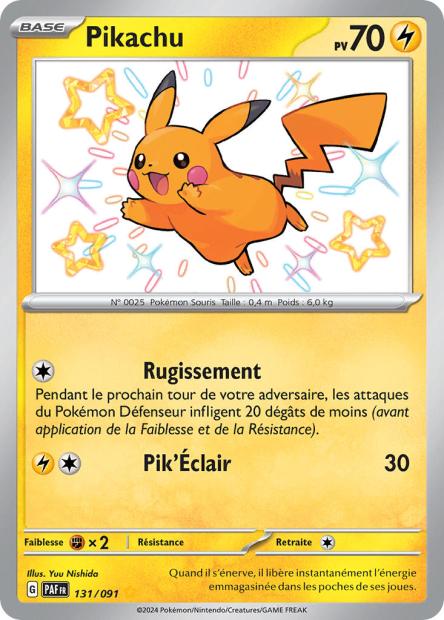 EV04.5 [FR] PAF 131 PIKACHU (SECRETE CHROMATIQUE RARE)