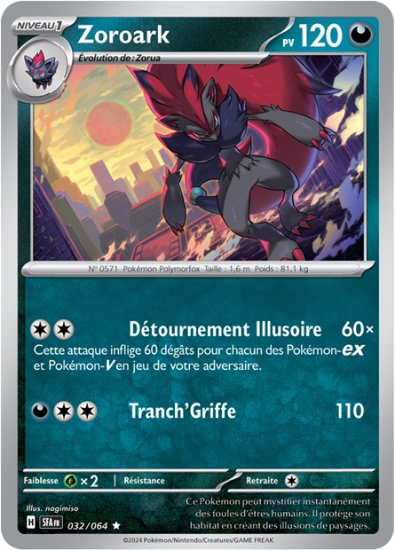 EV06.5 [FR] SFA (REVERSE) 032 ZOROARK (HOLO)
