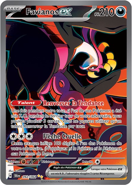 EV06.5 [FR] SFA 092 FAVIANOS EX (SECRETE ILLUSTRATION SPECIALE RARE)