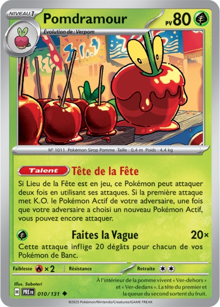 EV08.5 [FR] PRE (POKEBALL) 010 POMDRAMOUR (UNCO)