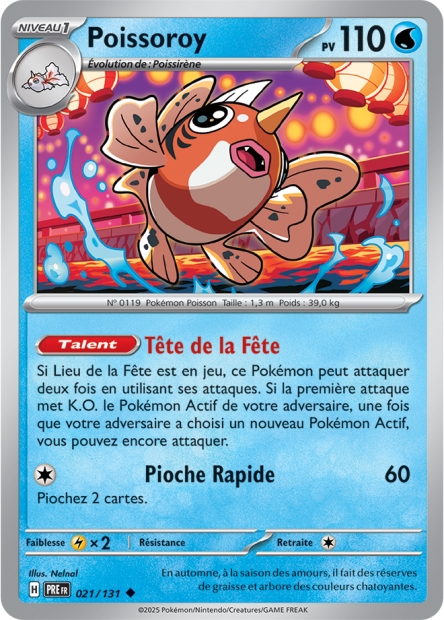 EV08.5 [FR] PRE (POKEBALL) 021 POISSOROY (UNCO)