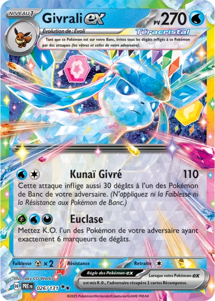 EV08.5 [FR] PRE 026 GIVRALI EX TERACRISTAL (DOUBLE RARE)