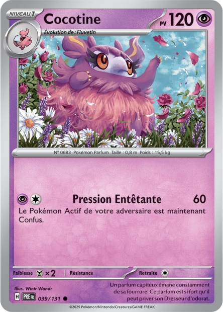 EV08.5 [FR] PRE (POKEBALL) 039 COCOTINE (COMMUNE)