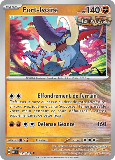 EV08.5 [FR] PRE (POKEBALL) 055 FORT-IVOIRE (UNCO)