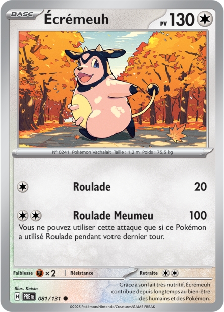 EV08.5 [FR] PRE (POKEBALL) 081 ECREMEUH (COMMUNE)