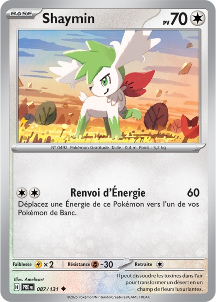 EV08.5 [FR] PRE (POKEBALL) 087 SHAYMIN (UNCO)