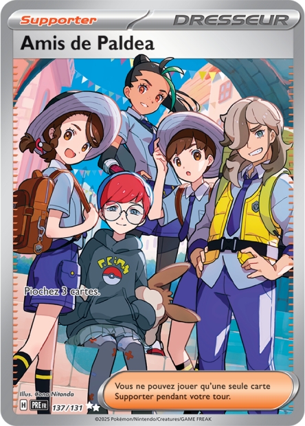 EV08.5 [FR] PRE 137 AMIS DE PALDEA (SECRETE ULTRA RARE)