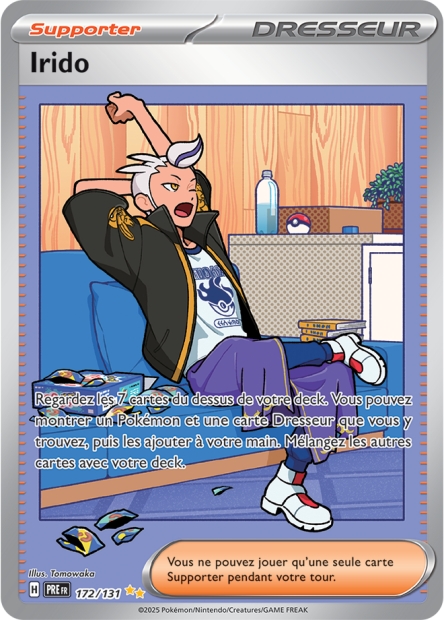 EV08.5 [FR] PRE 172 IRIDO (SECRETE ILLUSTRATION SPECIALE RARE)