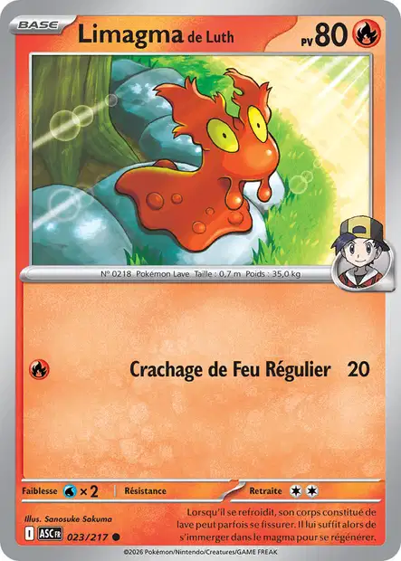 ME02.5 [FR] ASC (POKEBALL) 023 LIMAGMA DE LUTH (COMMUNE)
