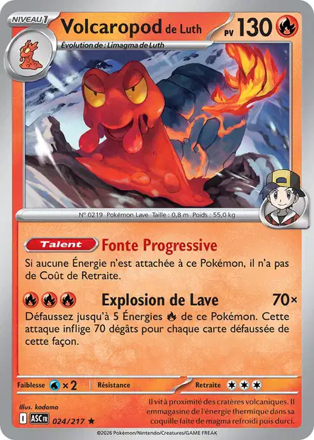 ME02.5 [FR] ASC (POKEBALL) 024 VOLCAROPOD DE LUTH (HOLO)