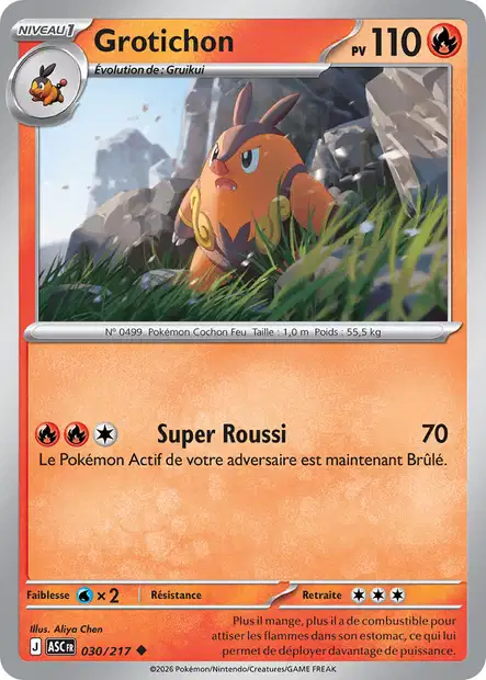 ME02.5 [FR] ASC (POKEBALL) 030 GROTICHON (UNCO)