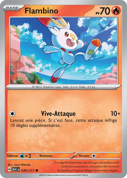 ME02.5 [FR] ASC (POKEBALL) 036 FLAMBINO (COMMUNE)