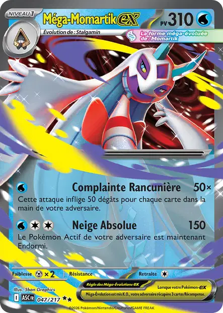 ME02.5 [FR] ASC 047 MEGA MOMARTIK EX (DOUBLE RARE)