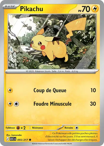 ME02.5 [FR] ASC (POKEBALL) 055 PIKACHU (COMMUNE)