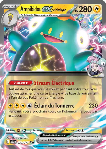 ME02.5 [FR] ASC 070 AMPIBIDOU EX DE MASHYNN (DOUBLE RARE)