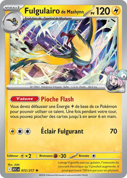 ME02.5 [FR] ASC (POKEBALL) 072 FULGULAIRO DE MASHYNN (HOLO)