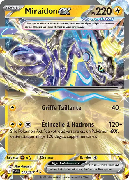 ME02.5 [FR] ASC 073 MIRAIDON EX (DOUBLE RARE)