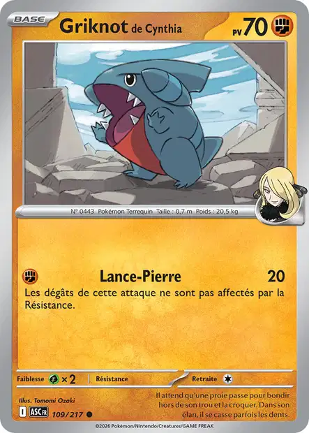 ME02.5 [FR] ASC (REVERSE) 109 GRIKNOT DE CYNTHIA (COMMUNE)