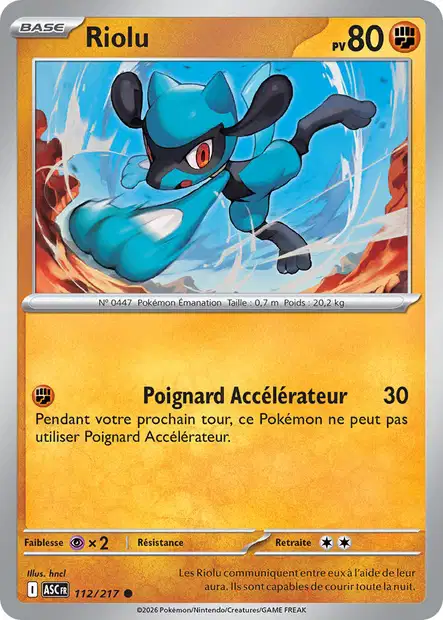 ME02.5 [FR] ASC (POKEBALL) 112 RIOLU (COMMUNE)