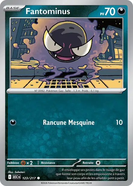 ME02.5 [FR] ASC (POKEBALL) 123 FANTOMINUS (COMMUNE)